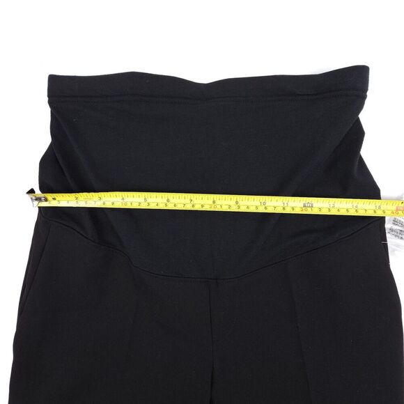 NWT Uniqlo Smart Ankle Pants 2-Way Stretch Maternity Pregnancy Black Minimal - Picture 4 of 8